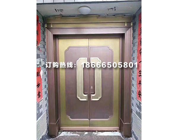 中式高端定制铜门
